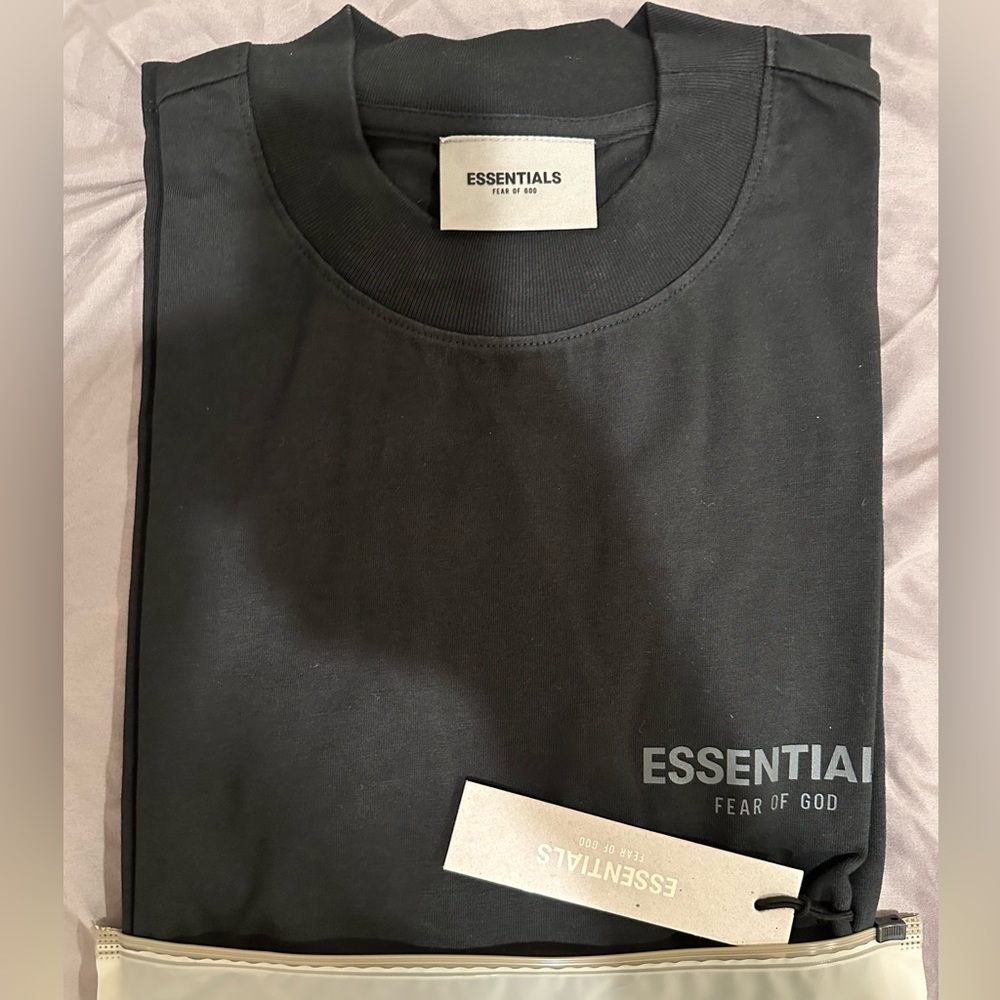 Fear of God Essentials Long Sleeve Cotton Jersey T-Shirt